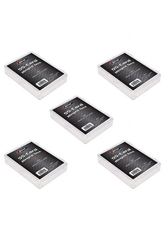 BCW - Hinged 55 Card Box 5 Ct - Image 1