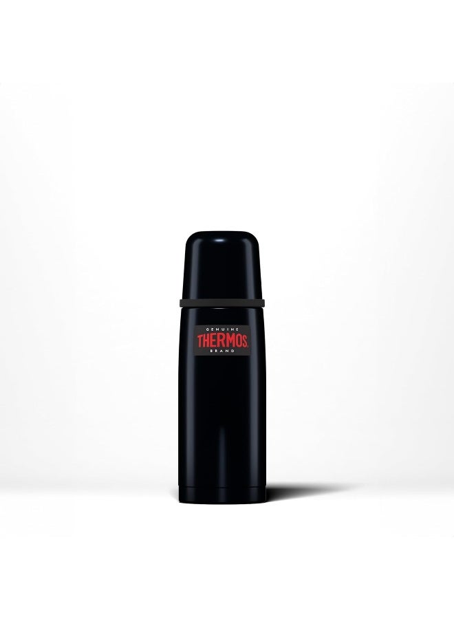 THERMOS ترمس فلاسكة ستانلس ستيل معزولة بالفراغ سعة 350 مل، FBB-350SBK، فلاسكة فراغ، فلاسكة حرارية، زجاجة ماء معزولة - Image 1