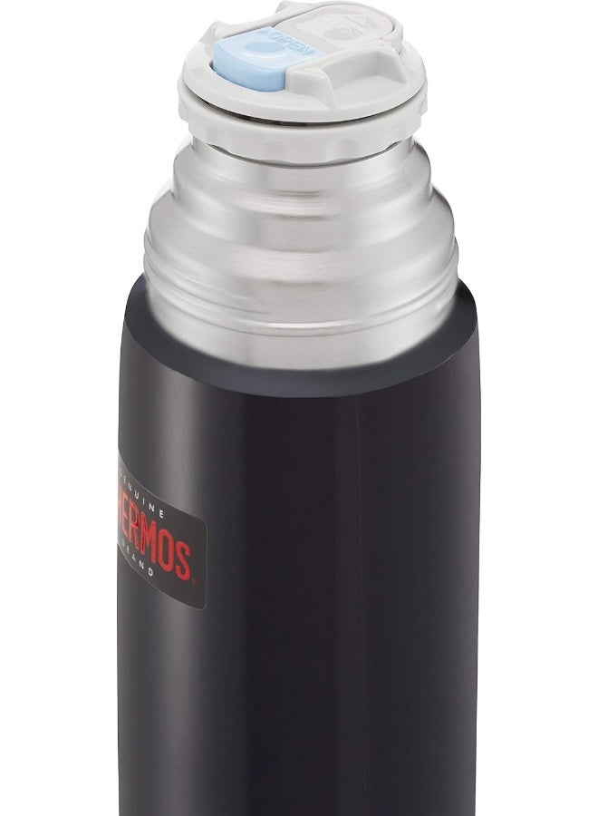THERMOS ترمس فلاسكة ستانلس ستيل معزولة بالفراغ سعة 350 مل، FBB-350SBK، فلاسكة فراغ، فلاسكة حرارية، زجاجة ماء معزولة - Image 3