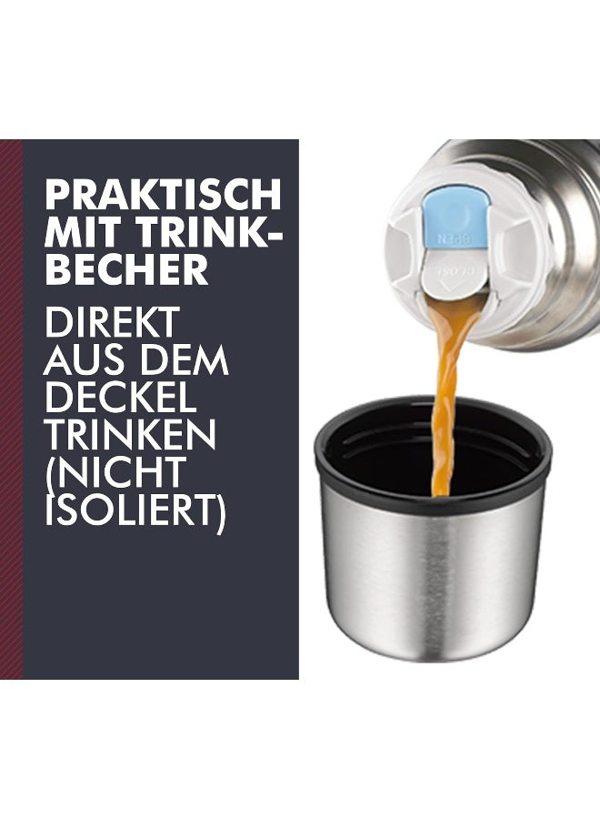 THERMOS ترمس فلاسكة ستانلس ستيل معزولة بالفراغ سعة 350 مل، FBB-350SBK، فلاسكة فراغ، فلاسكة حرارية، زجاجة ماء معزولة - Image 4