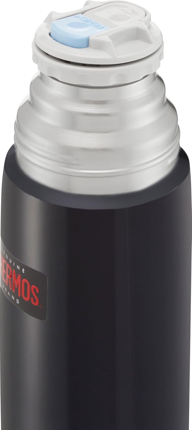 THERMOS STAINLESS STEEL VACUUM INSULATED STEEL FLASK 350 ML, FBB-350SBK, VACUUM FLASK, THERMAL FLASK, INSULATED WATER BOTTLE - Image 3