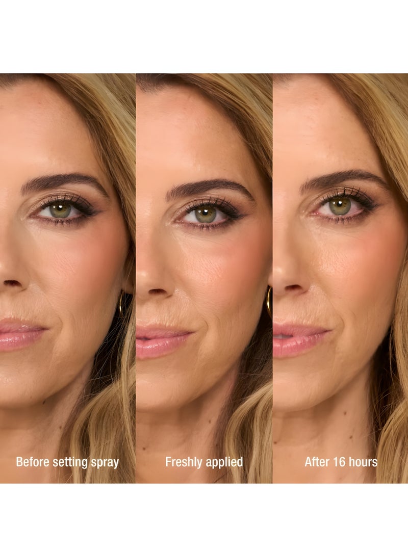 شارلوت تلبوري بخاخ تثبيت المكياج Charlotte Tilbury Airbrush Flawless، رذاذ مرطب فائق النعومة، برايمر ومثبت مكياج، مقاوم للماء، تأثير تمويه وتنعيم البشرة، ثبات يدوم 16 ساعة، مناسب لمكياج الزفاف، عبوة واحدة - Image 5