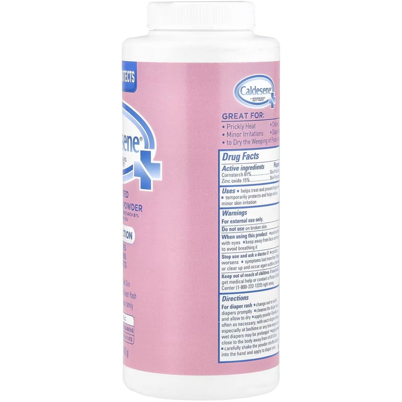 Caldesene Medicated Protecting Powder with Zinc Oxide & Cornstarch-Talc Free, 5 Ounce (3 Pack) - Image 4