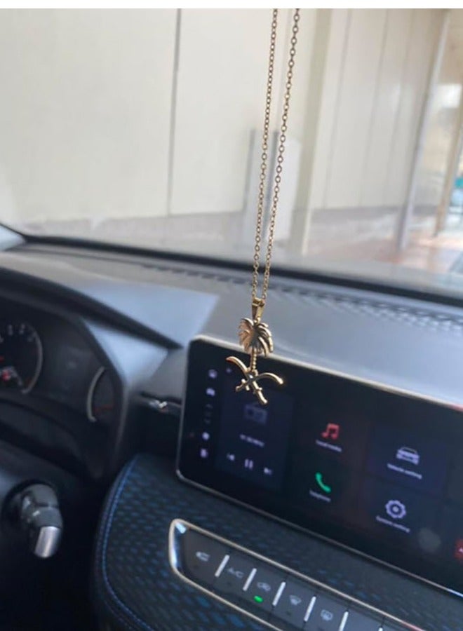 Saudi Arabia Logo Pendant Necklace for Personal Use/Car/Celebrations/National Day/Foundation Day - Image 2