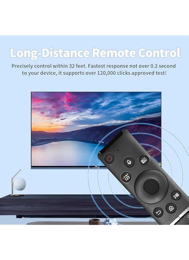 CTRLBETTER BN59-01298H RMCSPN1AP1 BN59-01298G Voice Remote Control Compatible with Samsung Q6FN QLED Smart 4K UHD TV Q6 Q7 Q8 Series QN55Q6FNAFXZA QN49Q6FNAFXZA Replacement Controller with Batteries