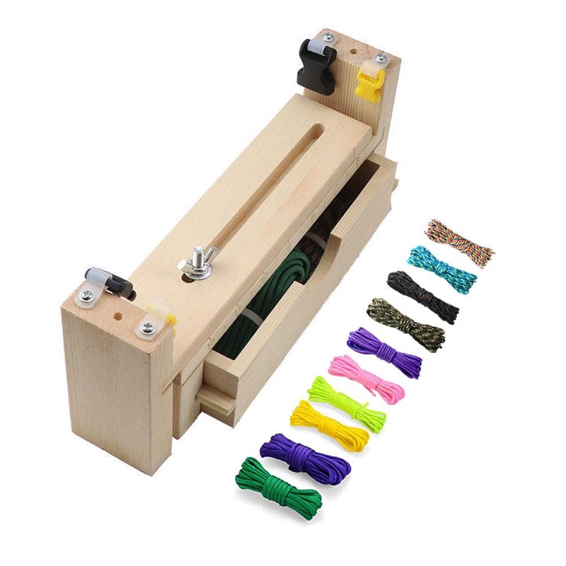 Afantti Paracord Jig Tool Bracelet Maker Kit with 10 Paracords for Girl Making Bracelets