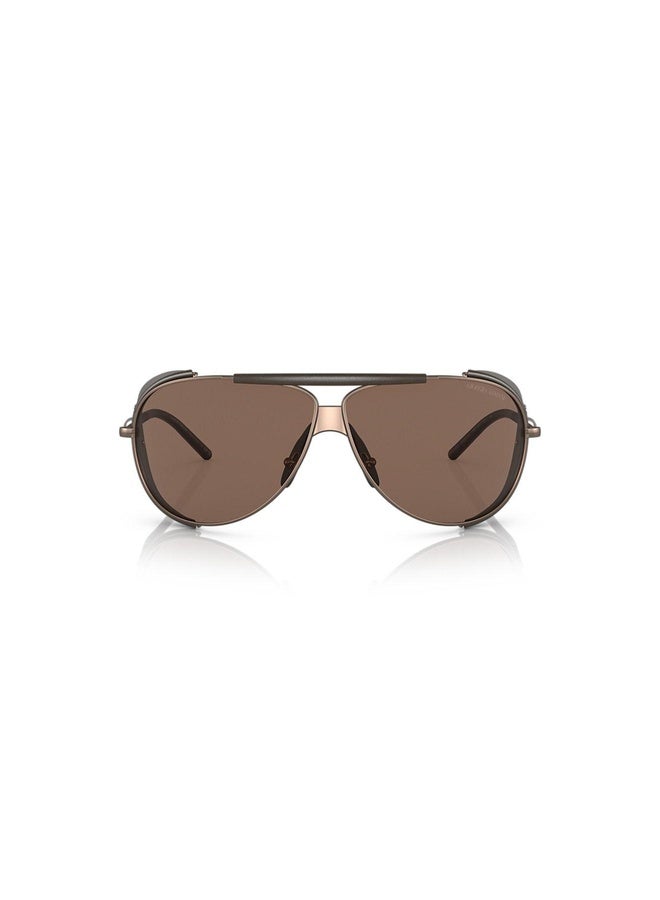 GIORGIO ARMANI Man Pilot  SUNGLASSES- AR 6139Q - lense size:69mm - MATTE BRONZE - Image 2