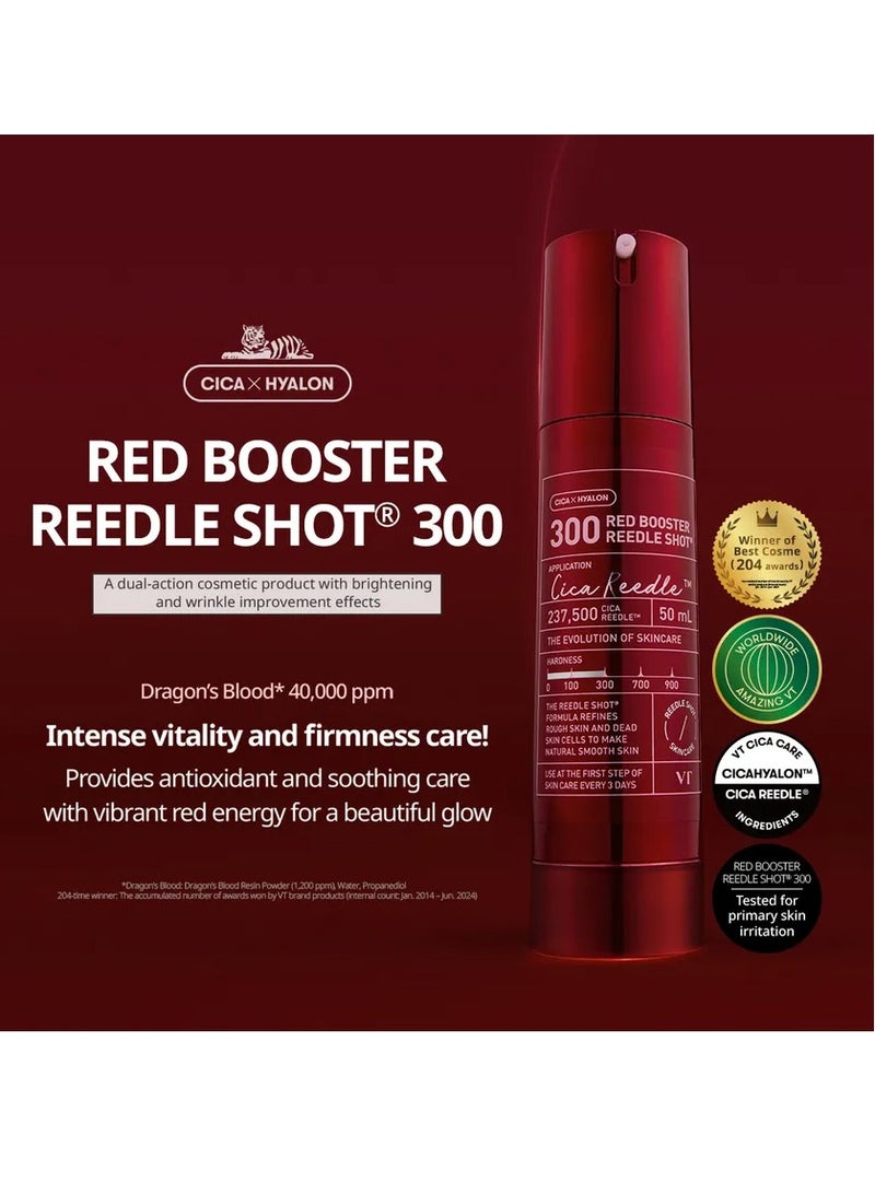 VT COSMETICS Red Booster Reedle Shot 300-50ml - Image 2
