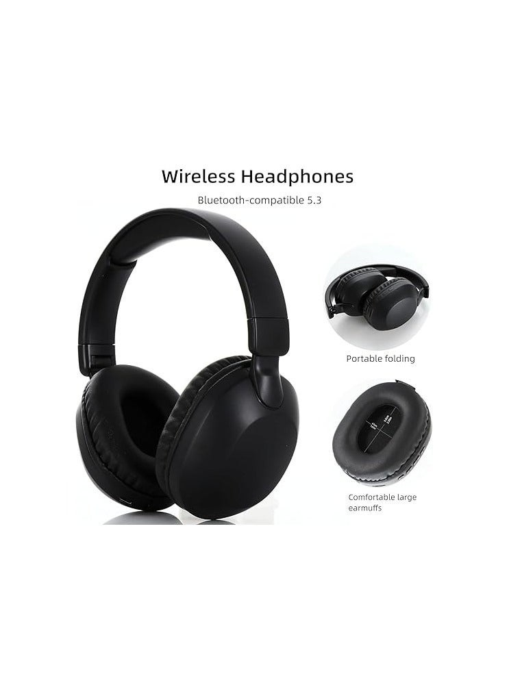 D-1102 Wireless Headset, Bluetooth V5.3 with External Microphone and Support SD Card - Image 2