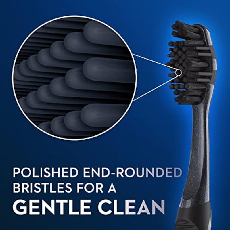 Oral-B Charcoal Toothbrush, Soft, 4 Count - Image 3