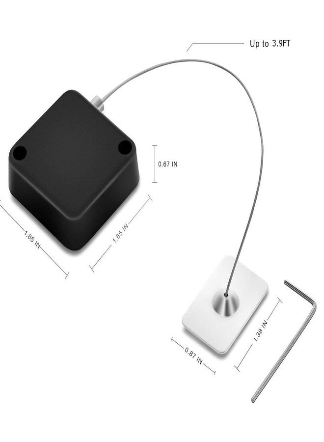 MEETOOT Automatic Retractable Anti-Theft Cable Case 44X16mm Hardware Security Cable Lock Anti Theft Combination for Tablet, Mobile Phone, Remote Control - Image 3