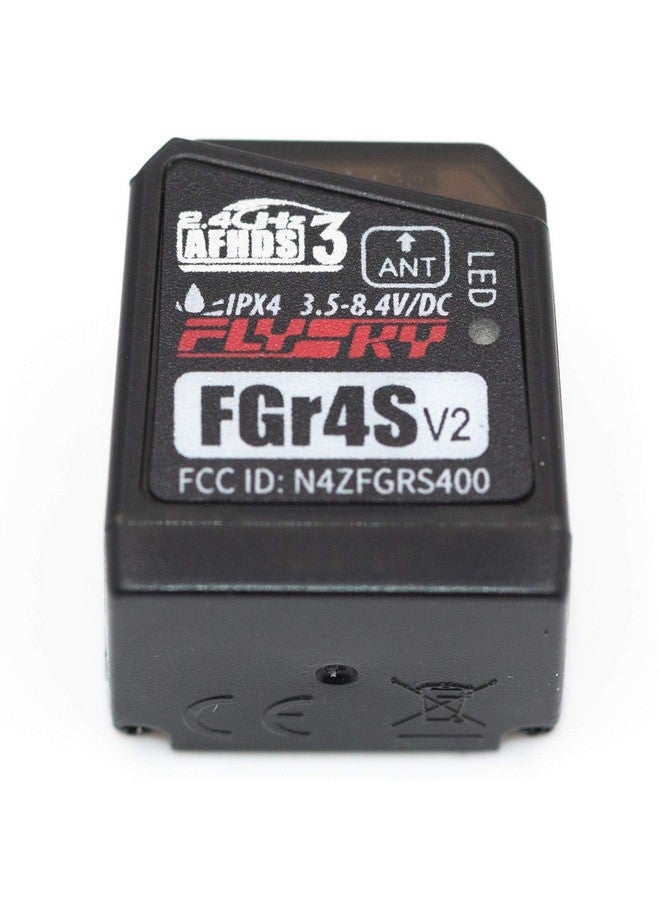 Goolsky Flysky FGR4S V2 Receiver, 2.4Ghz 4 Channel AFHDS 3 Built-in Single Antenna Bidirectional PWM/PPM/IBUS Output Receiver for Flysky Noble NB4 PL18 Radio Transmitter Remote Controller - Image 4
