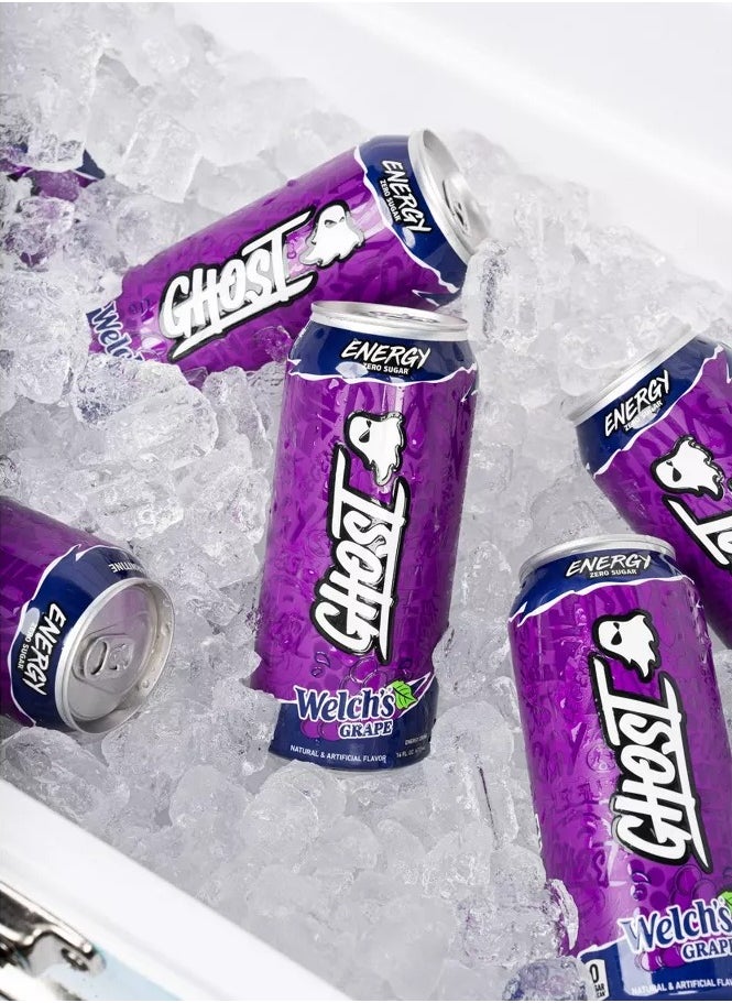 Ghost Ghost RTD 473ml Welch's Grape Flavor – Pack of 12  - Image 2