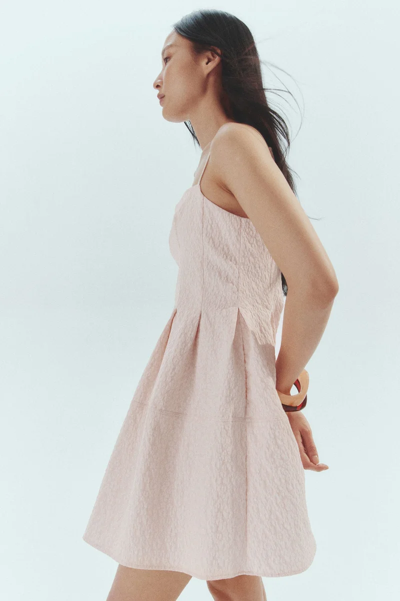 H&M Jacquard-weave strappy dress