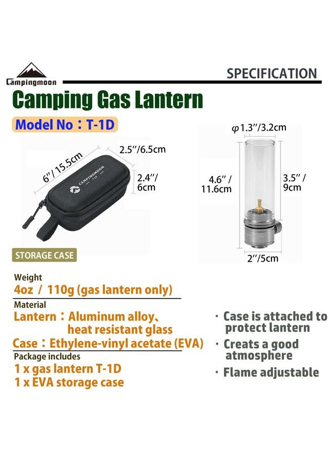 camping moon فوانيس الغاز شمعة T-1D - Image 3