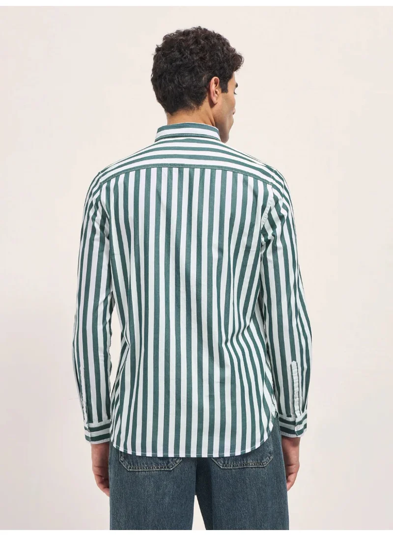 THE BEAR HOUSE  Men’s Long Sleeve Shirt Classic, Comfortable and Stylish Essential for Work, Travel or Casual Outings for Men | Best Price UAE