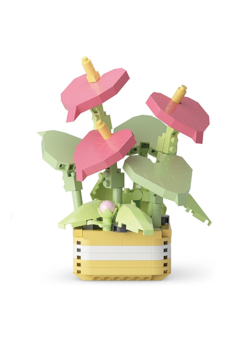 Miniature Small Particle Puzzle Building Blocks Gift Children's Educational Toy Puzzle (Summer Light Years) - Image 1