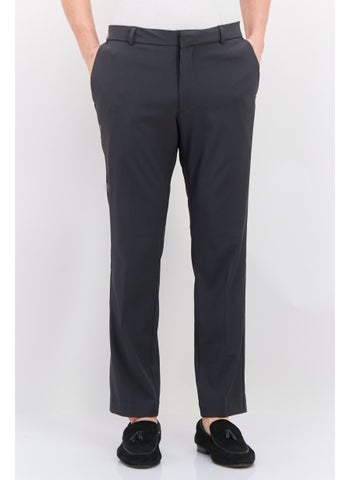 Men Slim Fit Solid Dress Pants, Grey - pzsku/Z4CF03E82E7281F2DE12DZ/45/1747057070/5b51c047-a81e-48ce-867d-4d8dec70c67a