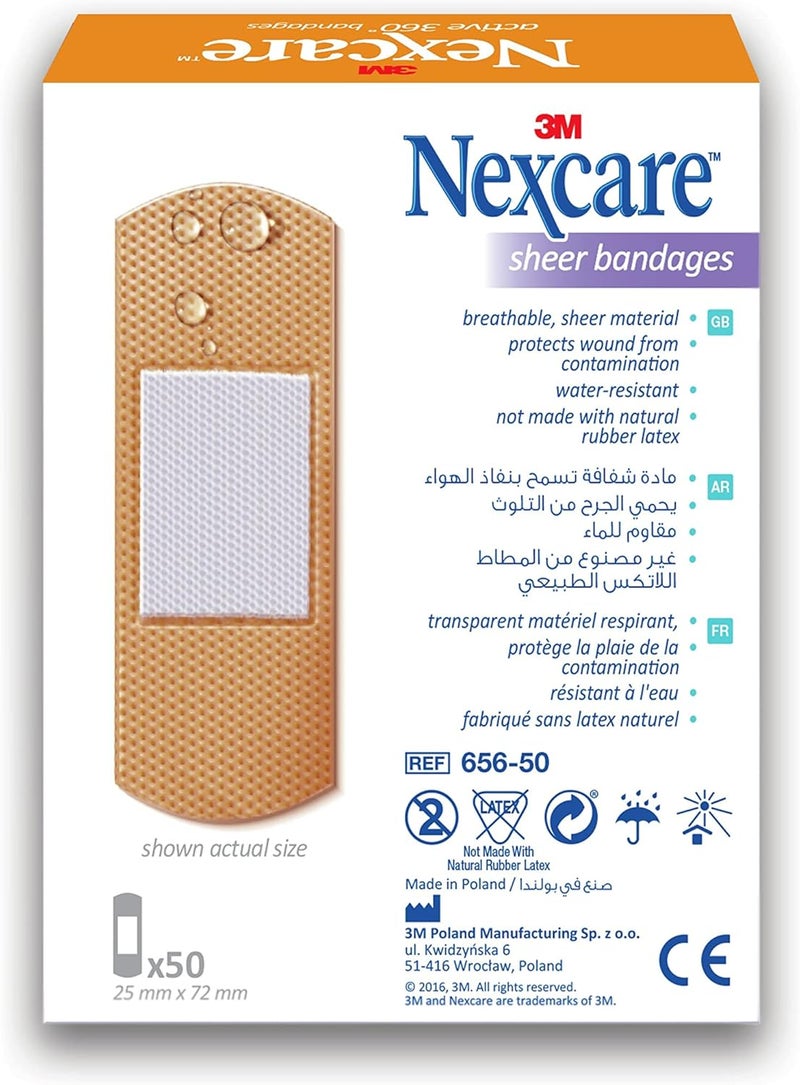 Nexcare Active 360 Bandages - Assorted Sizes, 44 Pack - Image 2
