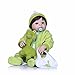 Pedolltree Reborn Baby Doll Clothes 22 inch Green Turtle Outfit Accessories for 20 22 Reborn Doll Newborn Baby Girl Boy Doll Clothes - Image 4