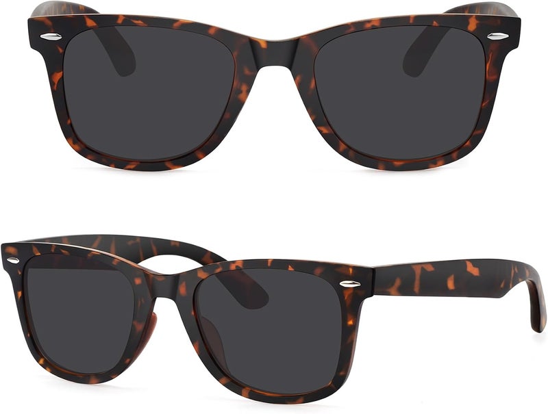 MEETSUN Polarized Sunglasses for Men and Women - Classic Retro Square Frame with UV Protection - Image 3