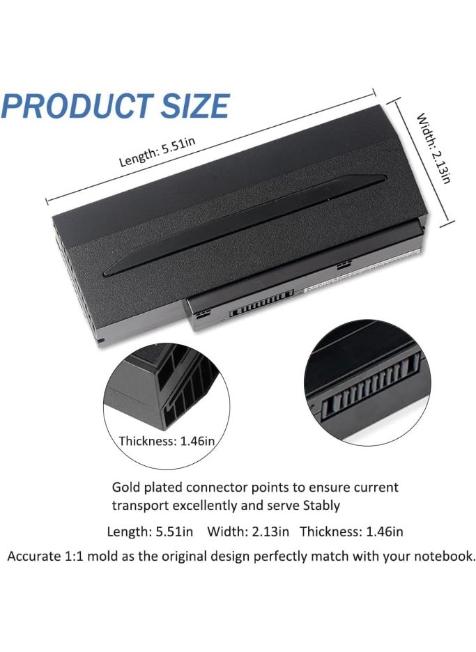 Terabyte A42-G73 Laptop Battery for ASUS G53 G53S G53J G53JW G53SX G73 G73S G73J G73JH G73JQ G73JW G73JX G73SW G73-52 [14.4V, 74WH, 5200mAh]  - Image 3