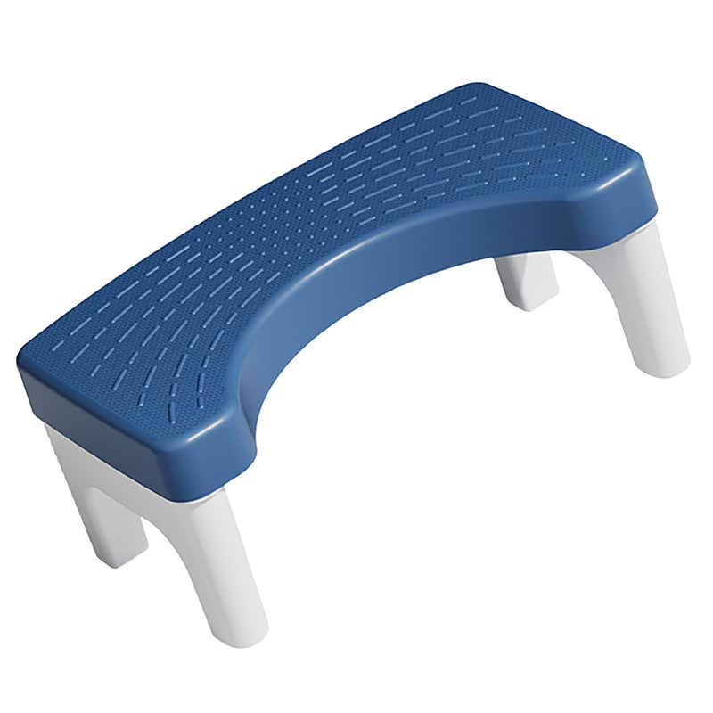 Toilet Stool Navy Blue: Anti-Slip Design Squatting Toilet Stool - Heavy-Duty Stability Poop Stool for Kids, Adults, Home Bathrooms - Image 3