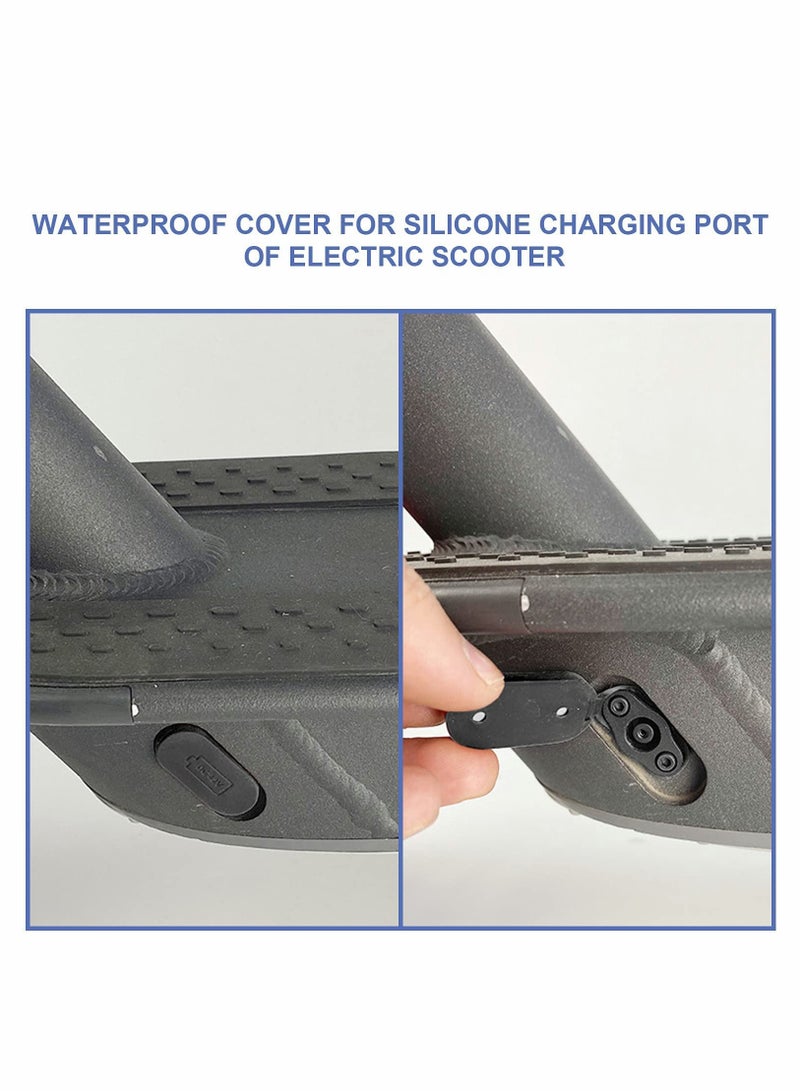 SOLARAE Silicone Charging Port Cover for Xiaomi 1S M365 Pro Electric Scooter - Waterproof Dustproof Protector for Charging Interface Port - Image 3