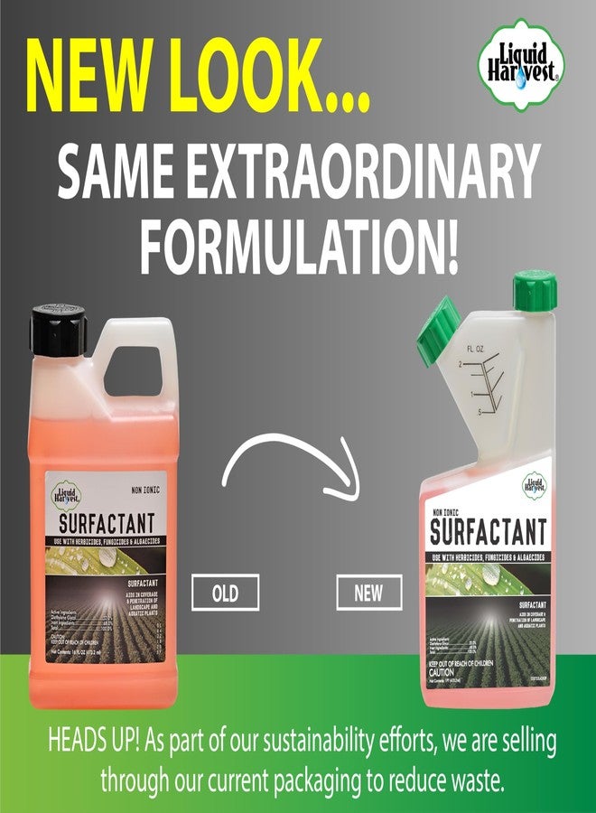 Liquid Harvest Concentrated Surfactant for Herbicides Non-Ionic 16oz, Increase Product Coverage, Increase Product Penetration, Increase Product Effectiveness - Image 2