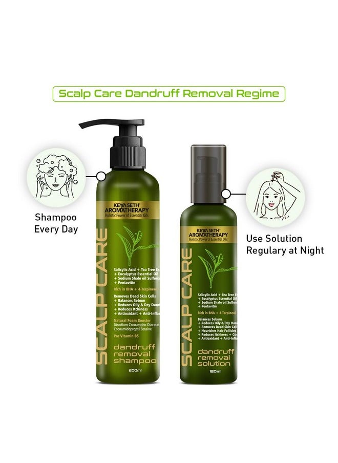 Keya Seth Aromatherapy Keya Seth Aromatherapy, Scalp Care Dandruff Removal Shampoo With Salicylic Acid, Tea Tree & Eucalyptus Oil -Reduces Dandruff & Flakes Itchy Scalp 200Ml  - Image 4