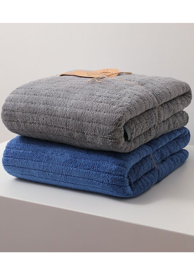 Microfiber Towel 90x160 cm 2 PCS Bath Towel Microfiber Soft, Durable and Light Weight  - Image 2