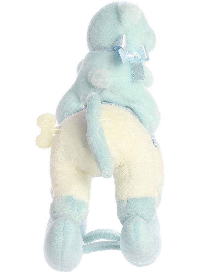 ebba Aurora® Melodious Musicals! Baby Boy Rocking Horse™ Baby Stuffed Animal - Musical Entertainment - Engaging Play - Blue 12 Inches - Image 3
