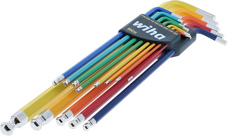 Wiha 13 Piece Ball End Color Coded Hex LKey Set  Inch - Image 2