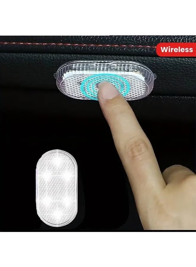 QZ In-Car Wireless Led Lights - The Ceiling Lights, Flashlight Lighting Lamps And Door Lighting Lamps That Can Be Charged Via Usb Can Be Freely Attached To Any Position And Are Suitable For Night Lighting. - Image 3