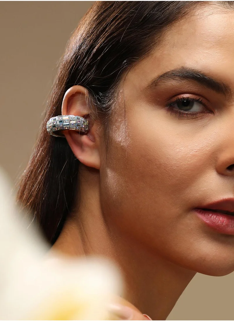 SOHI The Mirror Cuff Earrings