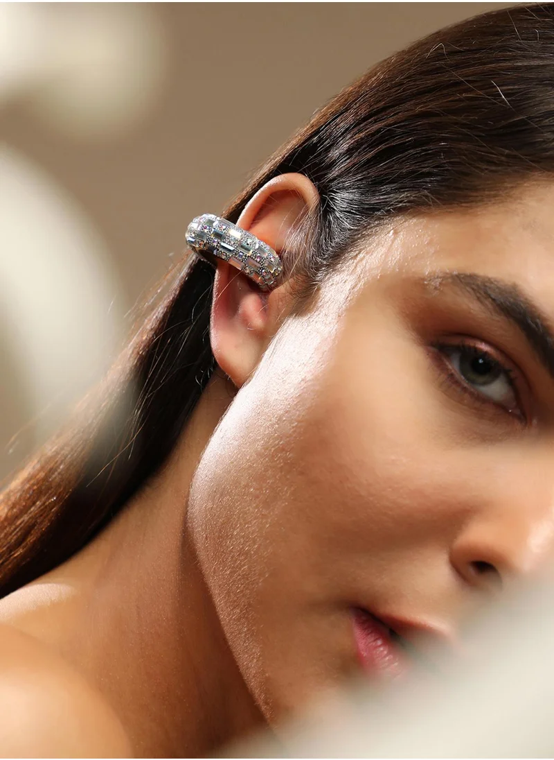 SOHI The Mirror Cuff Earrings