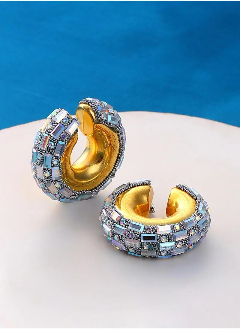 SOHI The Mirror Cuff Earrings