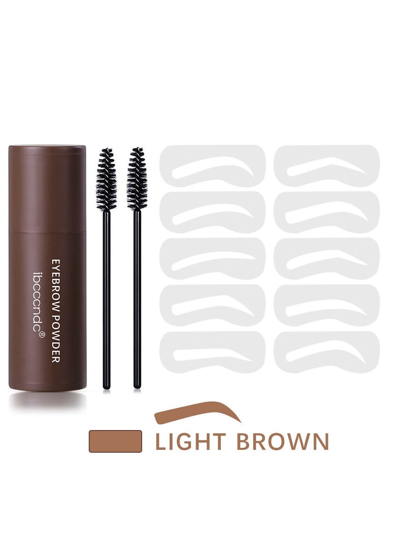 ibcccndc Contouring eyebrow powder,Eyebrow Stamp Stencil Set - Image 1