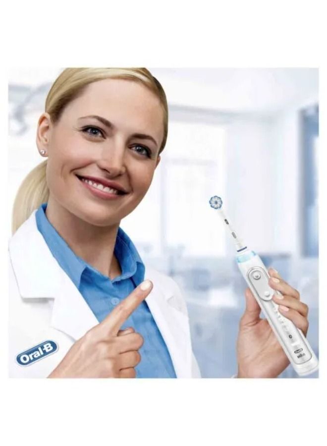 Oral-B Sensitive Clean & Care Electric Toothbrush Head with Ultra Thin Bristle Technology, Pack of 4 - Image 4