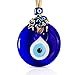 BCS Blue Evil Eye Decor Home Wall Hanging 4" Glass Handmade Turkish Nazar Amulet Good Luck and Protection Charm - Image 2