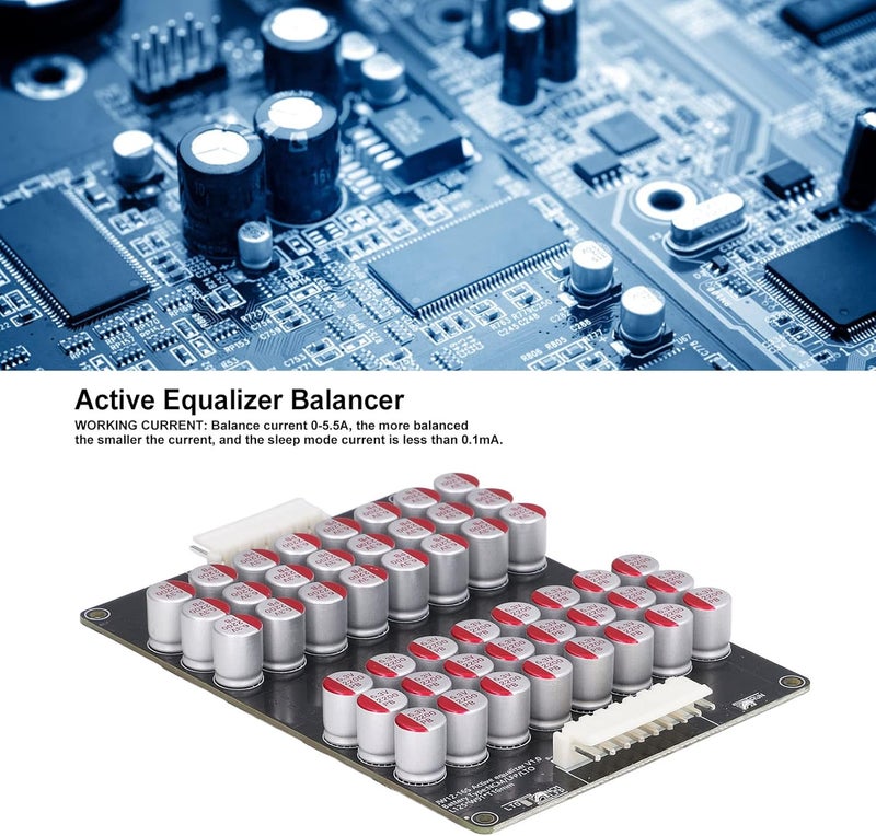 لوحة موازنة بطارية ليثيوم نشطة مكثفية 12-16S وحدة موازنة نشطة عالمية لـ LTO LPO LFP 1.8V-4.5V موازنة مجموعة صوتيات السيارة، لوحة موازنة بطارية ليثيوم - Image 5