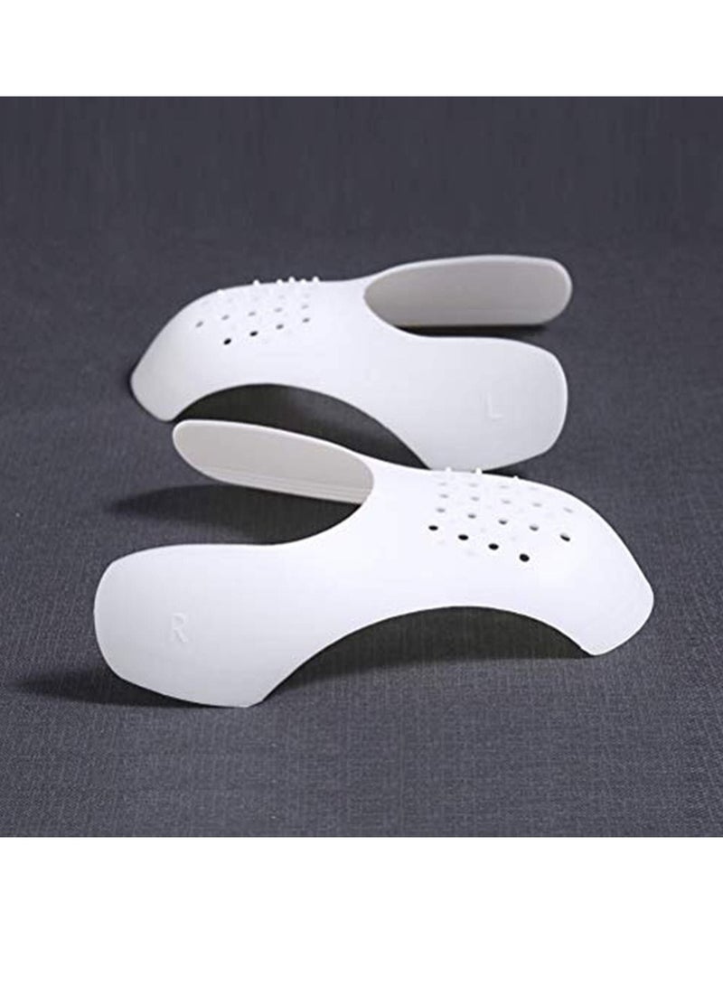 Excefore 2 Pairs Sneaker Shields Protector Against Shoe Creases，Shoe Shield Sneaker Shield for Running Casual Shoes Prevent Front Creases Improve Folds,Anti-wrinkle Shoes Shields Protector  - Image 2