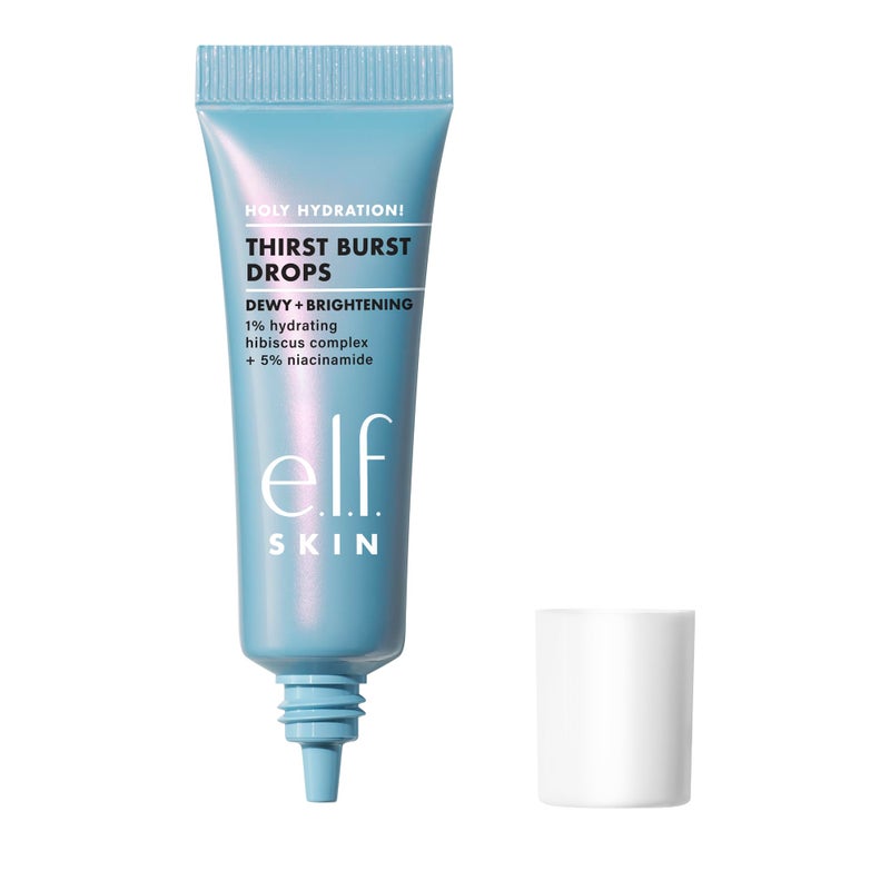 elf e.l.f. SKIN Holy Hydration! Thirst Burst Drops Mini, Serum For An Instant Radiant Complexion, Made With Hyaluronic Acid, Vegan & Cruelty-Free - Image 1