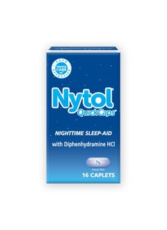 Quick Caps Nighttime Sleep Aid Helps You Fall Asleep Fast 16 Caplets