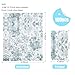 YOCHANDA 100 pack Floral Linen Feel Disposable Bathroom NapkinsPaper Napkins Decorativepaper hand towels for bathroomDessert Napkins Folded 78 x 43 Inches Disposable Napkins for Dinner Baby Shower - Image 4