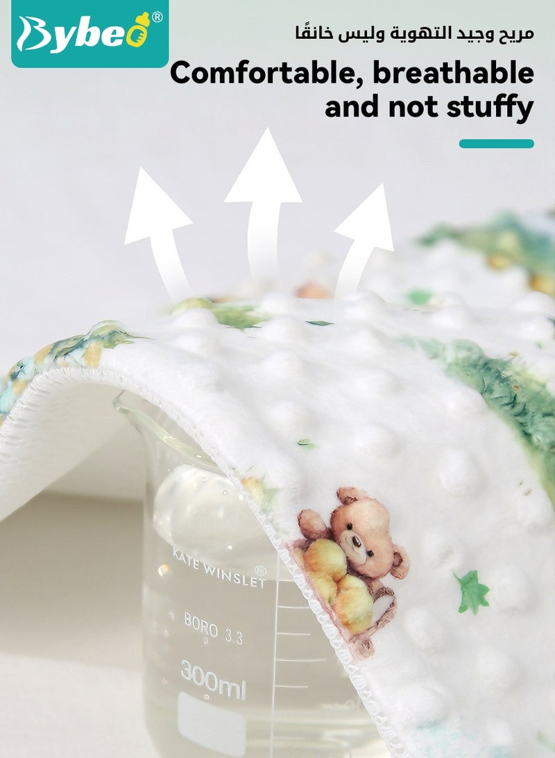 Bybeo Baby Wedge Pillow,  Newborn Nursing Pillows, Ergonomic Anti Vomiting Pillow, Baby Feeding Support Breastfeeding Pillow, Baby Crib Nursery Pillows with Removable and Adjustable U-Shape Leg - Image 4