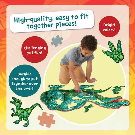 PEACEABLE Kingdom Shiny Dinosaur Floor Puzzle 1 EA - Image 5