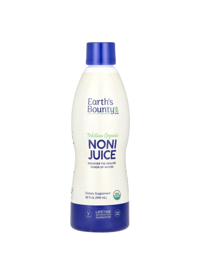 Earth's Bounty Earth's Bounty, Tahitian Organic Noni Juice, 30,000 mg, 32 fl oz (946 ml)  - Image 1