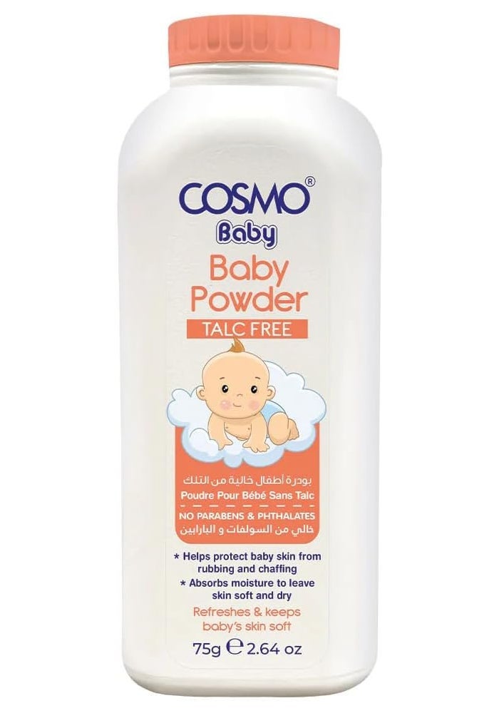 Cosmo Talc-Free Baby Powder 75g