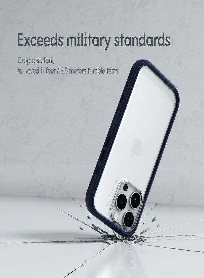 RhinoShield Modular Case Compatible with [iPhone 16] | Mod NX - Customizable Shock Absorbent Heavy Duty Protective Cover 3.5M / 11ft Drop Protection - White - Image 2